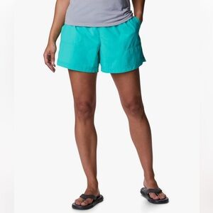 Columbia Sandy River Shorts Teal Blue Size S